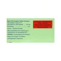 Liponorm 20mg Tablet 15 Liponorm 20mg Tablet 15