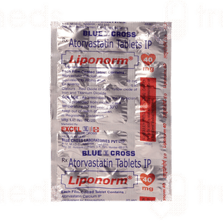 Liponorm 40mg Tablet 15