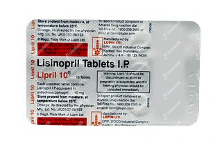 Lipril 10 Tablet 15