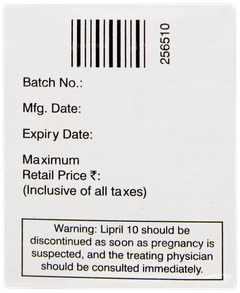 Lipril 10 Tablet 15