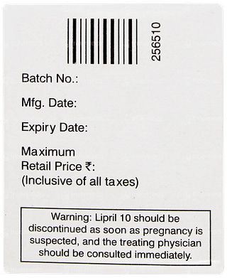 Lipril 10 Tablet 15