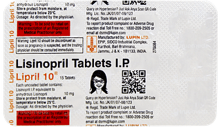 Lipril 10 Tablet 15