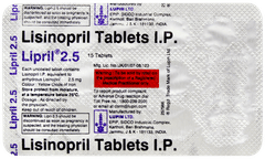 Lipril 2.5 Tablet 15
