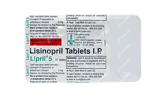 Lipril 5 Tablet 15