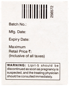 Lipril 5 Tablet 15 Lipril 5 Tablet 15