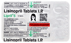 Lipril 5 Tablet 15 Lipril 5 Tablet 15