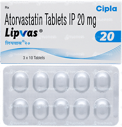 Lipvas 20 Tablet 10