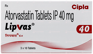 Lipvas 40 Tablet 10