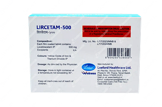 Lircetam 500 MG Tablet 10