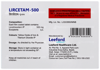 Lircetam 500 Tablet 10