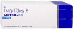 Listril 2.5 Tablet 15