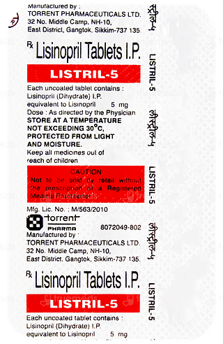 Listril 5 Tablet 15