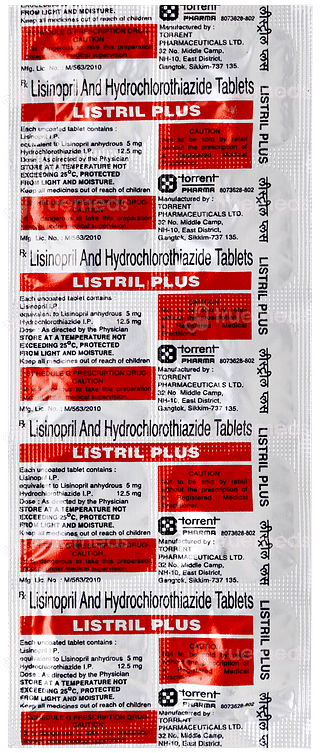 Listril Plus Tablet 10