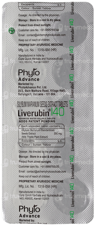 Liverubin 140 Tablet 10