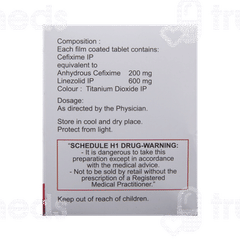 Lizomac-cx 200/600 MG Tablet 10