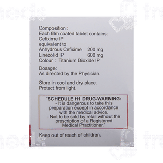 Lizomac-cx 200/600 MG Tablet 10