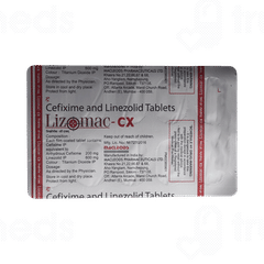 Lizomac-cx 200/600 MG Tablet 10