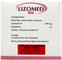 Lizomed 600 Tablet 10 Lizomed 600 Tablet 10