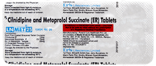 Ln Met 25 Tablet 10