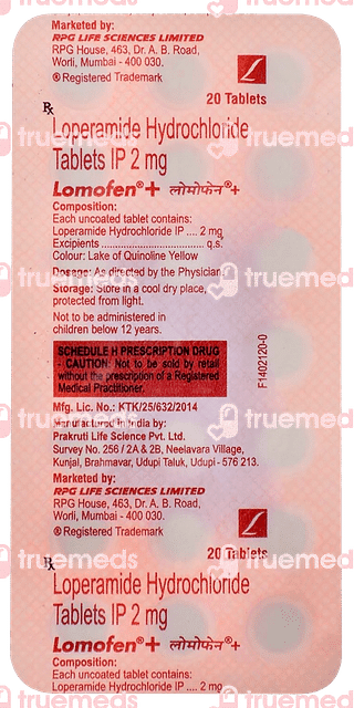 Lomofen Plus 2 MG Tablet 20