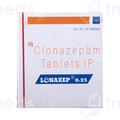 Lonazep 0.25 Tablet 15