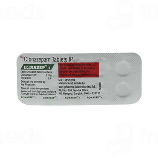 Lonazep 1 Tablet 10