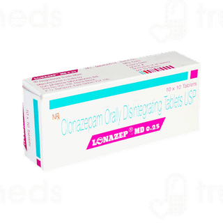 Lonazep Md 0.25 Tablet 10