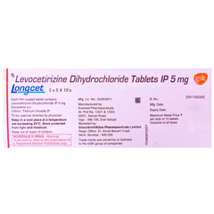 Longcet 5 Mg Tablet 15 Longcet 5 Mg Tablet 15