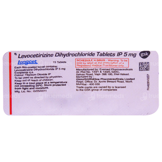 Longcet 5 Mg Tablet 15