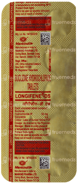 Longifene Ds Tablet 10