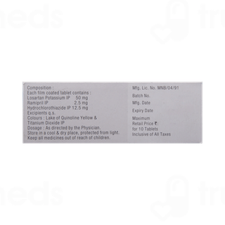 Loram-h 5/50/12.5 MG Tablet 10