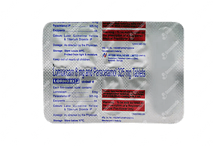 Lornoxi P 8/325 MG Tablet 10