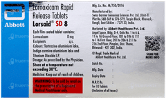 Lorsaid Sd 8 Tablet 10 Lorsaid Sd 8 Tablet 10