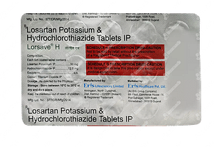 Lorsave H 50/12.5 MG Tablet 15