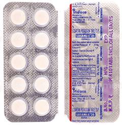 Losamax 25 Mg Tablet 10