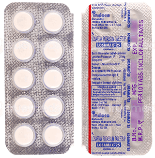 Losamax 25 Mg Tablet 10