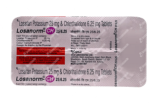 Losanorm Ch 25/6.25 MG Tablet 10