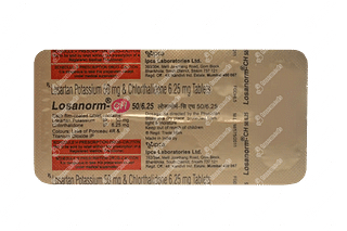 Losanorm Ch 50/6.25 MG Tablet 10