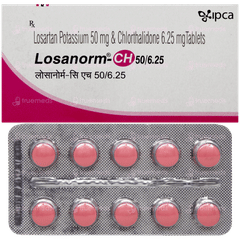 Losanorm Ch 50/6.25 Tablet 10 Losanorm Ch 50/6.25 Tablet 10