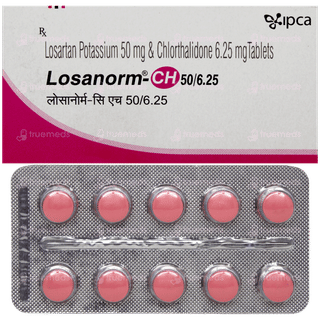 Losanorm Ch 50/6.25 Tablet 10