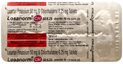 Losanorm Ch 50/6.25 Tablet 10