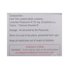 Losar 25 Tablet 15