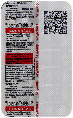 Losar 25 Tablet 15