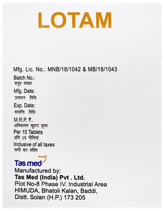 Lotam Tablet 15