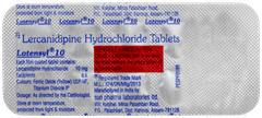 Lotensyl 10 Tablet 10 Lotensyl 10 Tablet 10