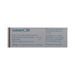 Lotensyl 20 Tablet 10