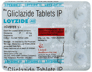 Loyzide 40 Tablet 15