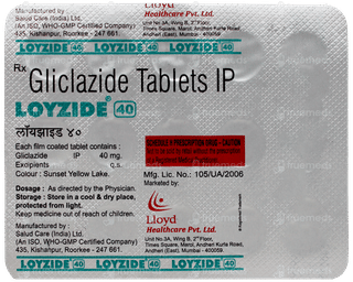 Loyzide 40 Tablet 15