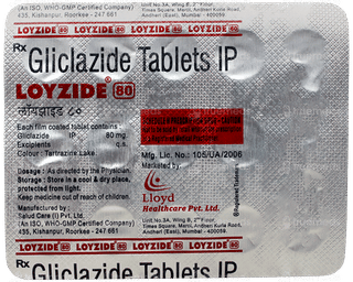 Loyzide 80 Tablet 15