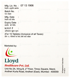 Loyzide M 40 Tablet 15 Loyzide M 40 Tablet 15